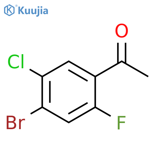 4-Bromo-5?-chloro-2-fluoroacetophenone structure