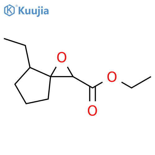 1-Oxaspiro[2.4]heptane-2-carboxylic acid, 4-ethyl-, ethyl ester structure
