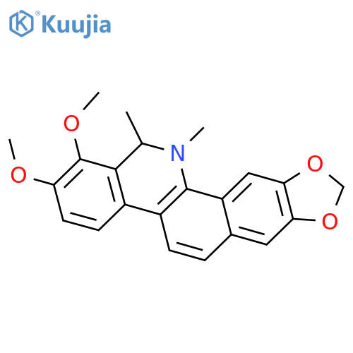 1,2-Dimethoxy-12,13-dimethyl-12,13-dihydro[1,3]benzodioxolo[5,6-c]phenanthridine structure