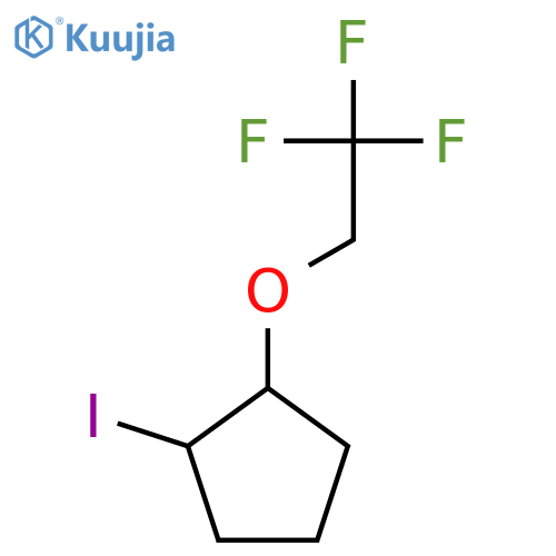1-iodo-2-(2,2,2-trifluoroethoxy)cyclopentane structure