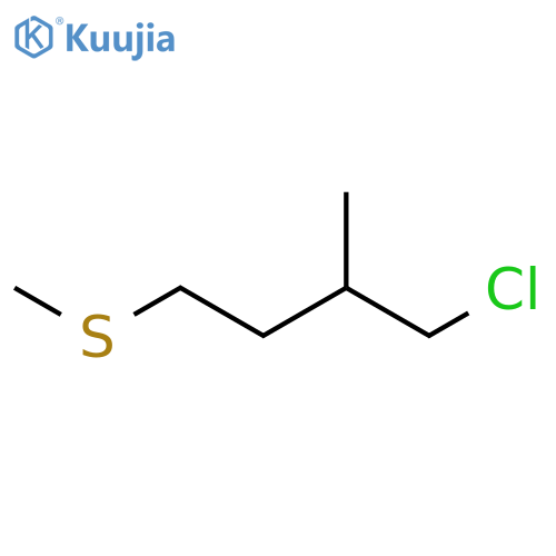 Butane, 1-chloro-2-methyl-4-(methylthio)- structure