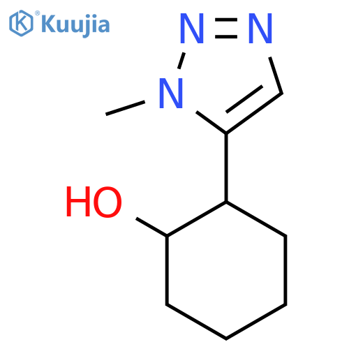 2-(1-Methyl-1H-1,2,3-triazol-5-yl)cyclohexan-1-ol structure