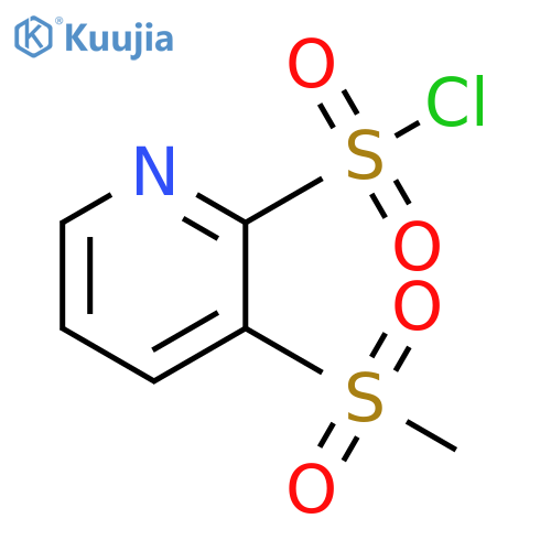 3-methanesulfonylpyridine-2-sulfonyl chloride structure