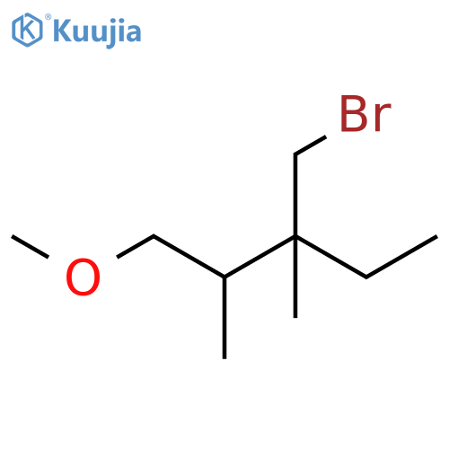 Pentane, 3-(bromomethyl)-1-methoxy-2,3-dimethyl- structure