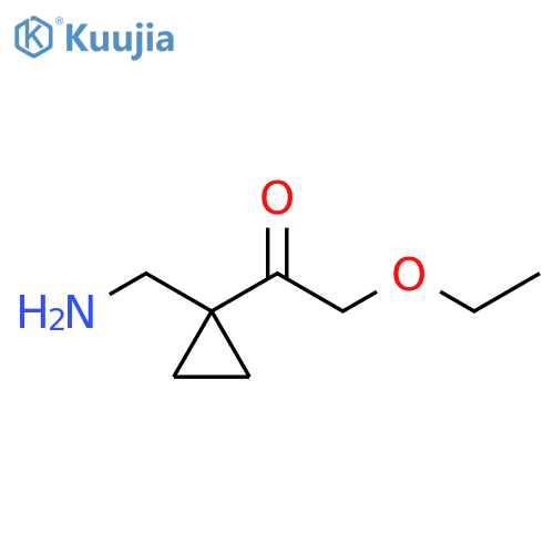 Ethanone, 1-[1-(aminomethyl)cyclopropyl]-2-ethoxy- structure