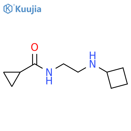 N-2-(cyclobutylamino)ethylcyclopropanecarboxamide structure