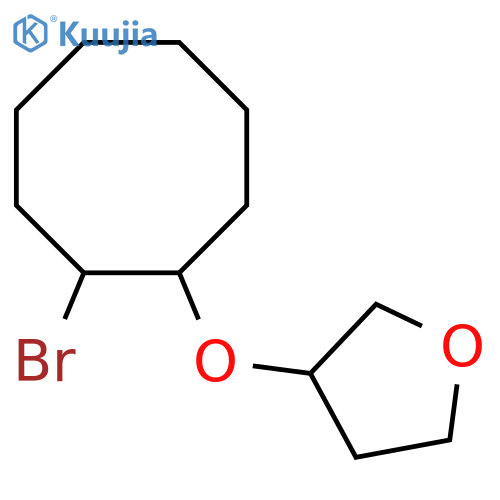 3-(2-bromocyclooctyl)oxyoxolane structure