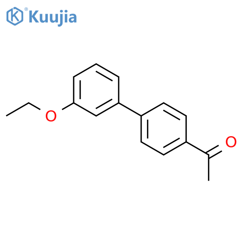 1-{3'-ethoxy-[1,1'-biphenyl]-4-yl}ethan-1-one structure