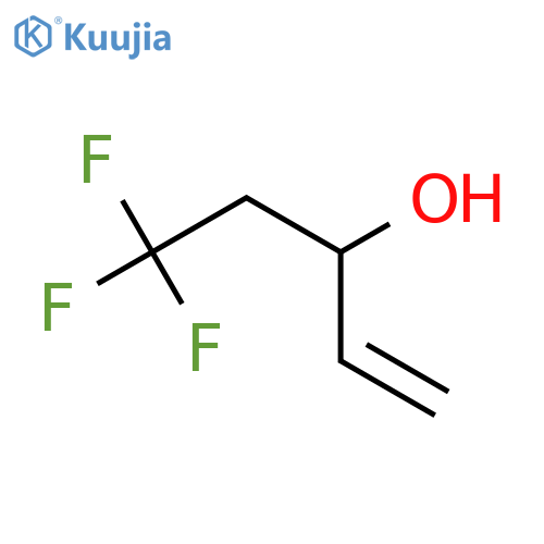 5,5,5-trifluoropent-1-en-3-ol structure