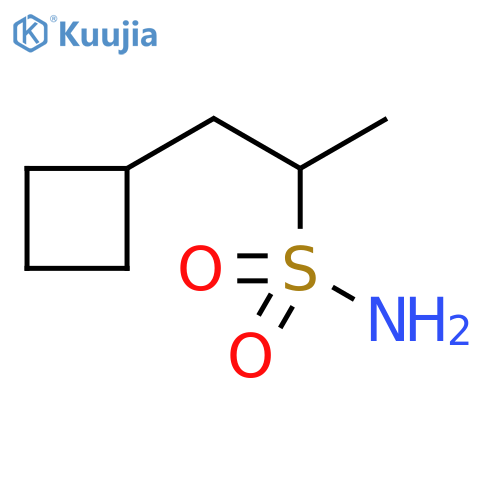 1-cyclobutylpropane-2-sulfonamide structure