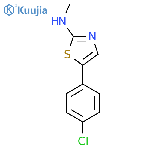 5-(4-Chlorophenyl)-N-methylthiazol-2-amine structure
