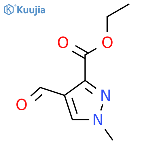 ethyl 4-formyl-1-methyl-pyrazole-3-carboxylate structure