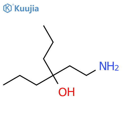 4-(2-Aminoethyl)heptan-4-ol structure