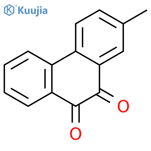 9,10-Phenanthrenedione, 2-methyl- structure
