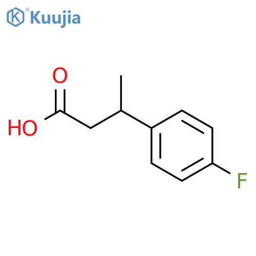 3-(4-fluorophenyl)butanoic acid structure