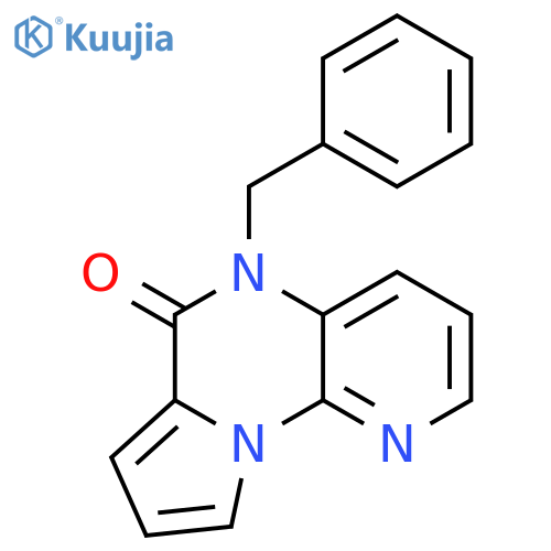 Pyrido[3,2-e]pyrrolo[1,2-a]pyrazin-6(5H)-one, 5-(phenylmethyl)- structure