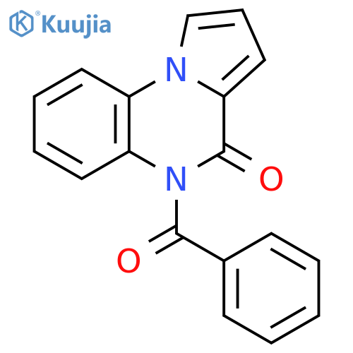 Pyrrolo[1,2-a]quinoxalin-4(5H)-one, 5-benzoyl- structure
