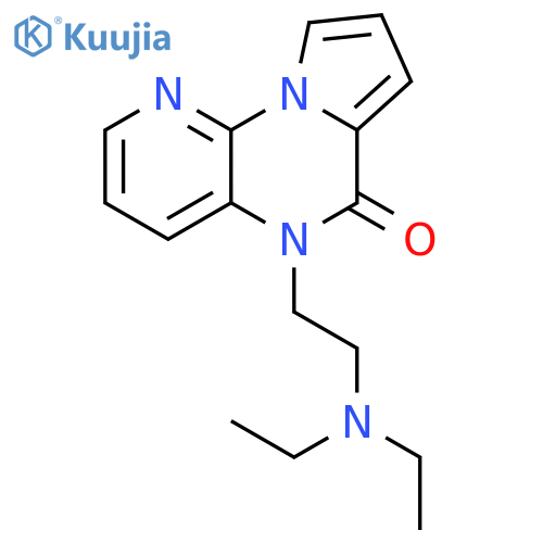Pyrido[3,2-e]pyrrolo[1,2-a]pyrazin-6(5H)-one, 5-[2-(diethylamino)ethyl]- structure