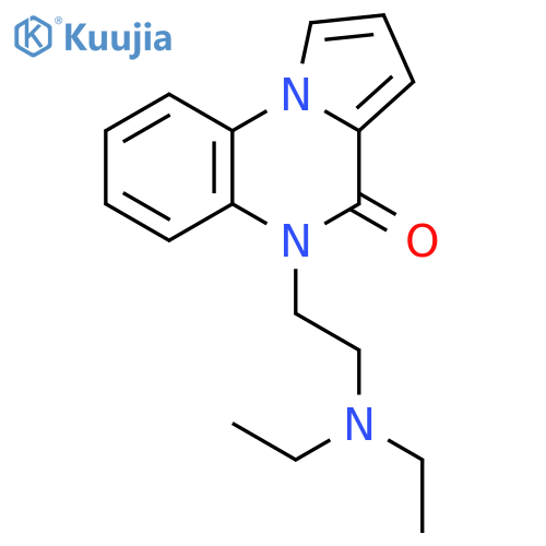 Pyrrolo[1,2-a]quinoxalin-4(5H)-one, 5-[2-(diethylamino)ethyl]- structure