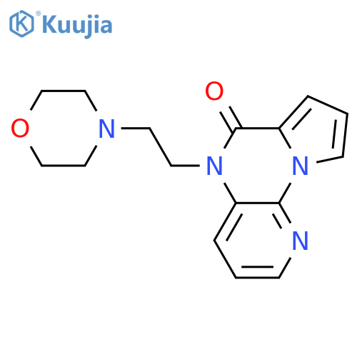 Pyrido[3,2-e]pyrrolo[1,2-a]pyrazin-6(5H)-one, 5-[2-(4-morpholinyl)ethyl]- structure