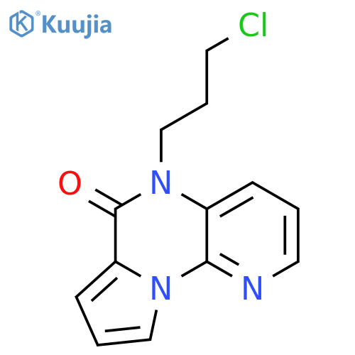 Pyrido[3,2-e]pyrrolo[1,2-a]pyrazin-6(5H)-one, 5-(3-chloropropyl)- structure