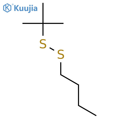 Butyl, 4-[(1,1-dimethylethyl)dithio]- structure