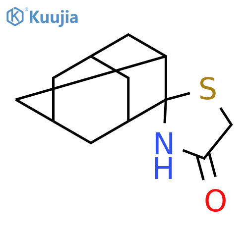 Spiro[thiazolidine-2,2'-tricyclo[3.3.1.13,7]decan]-4-one structure
