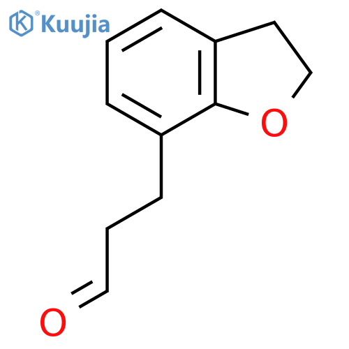 3-(2,3-Dihydro-1-benzofuran-7-yl)propanal structure