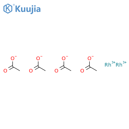 Rhodium(II) acetate dimer structure
