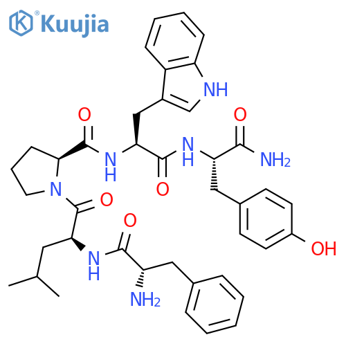 L-Tyrosinamide,L-phenylalanyl-L-leucyl-L-prolyl-L-tryptophyl- (9CI) structure
