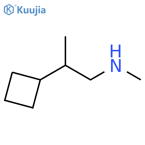(2-cyclobutylpropyl)(methyl)amine structure