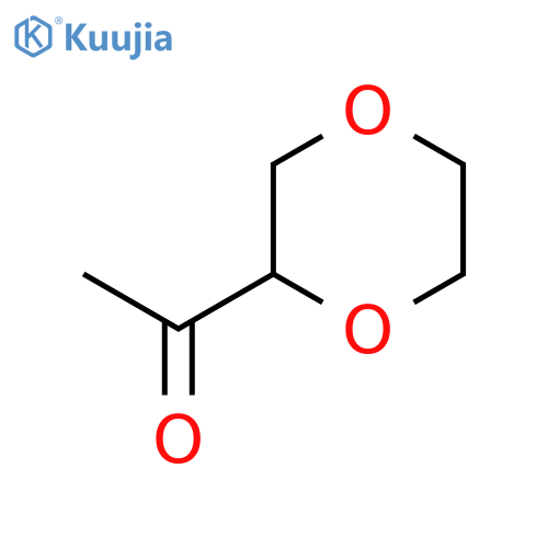 1-(1,4-dioxan-2-yl)ethan-1-one structure