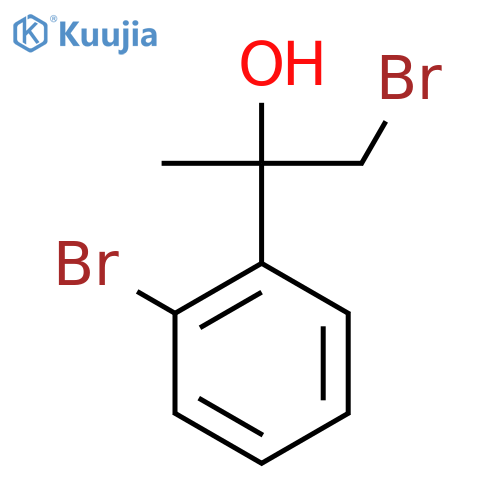1-Bromo-2-(2-bromophenyl)propan-2-ol structure