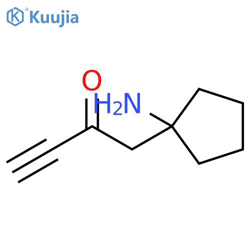 3-Butyn-2-one, 1-(1-aminocyclopentyl)- structure