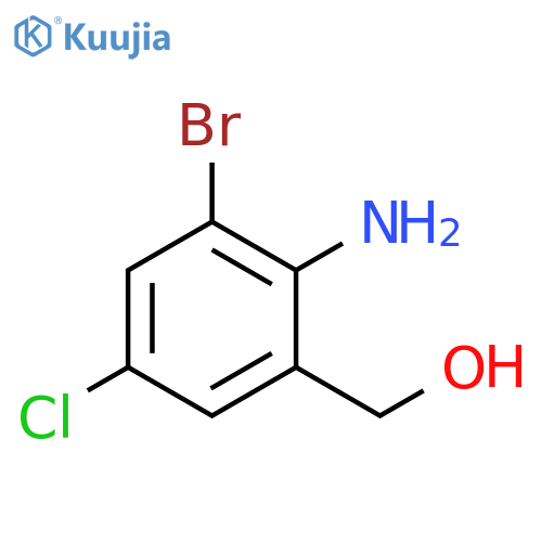 2-Amino-3-bromo-5-chlorobenzylAlcohol structure