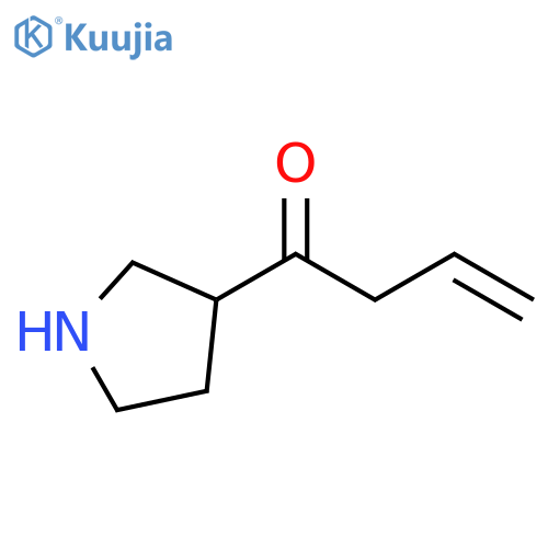 3-Buten-1-one, 1-(3-pyrrolidinyl)- structure