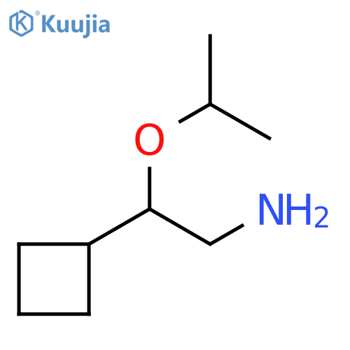 2-cyclobutyl-2-(propan-2-yloxy)ethan-1-amine structure