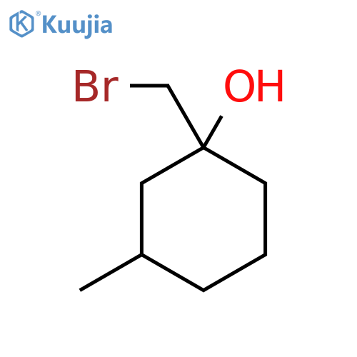 1-(Bromomethyl)-3-methylcyclohexan-1-ol structure