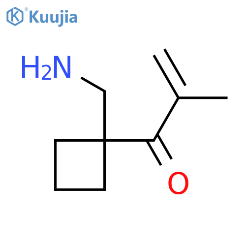 1-[1-(Aminomethyl)cyclobutyl]-2-methylprop-2-en-1-one structure