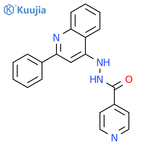 4-Pyridinecarboxylicacid, 2-(2-phenyl-4-quinolinyl)hydrazide structure