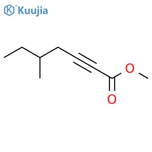 Methyl 5-methylhept-2-ynoate structure