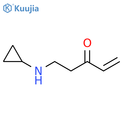 1-Penten-3-one, 5-(cyclopropylamino)- structure