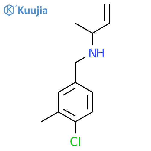 (but-3-en-2-yl)(4-chloro-3-methylphenyl)methylamine structure