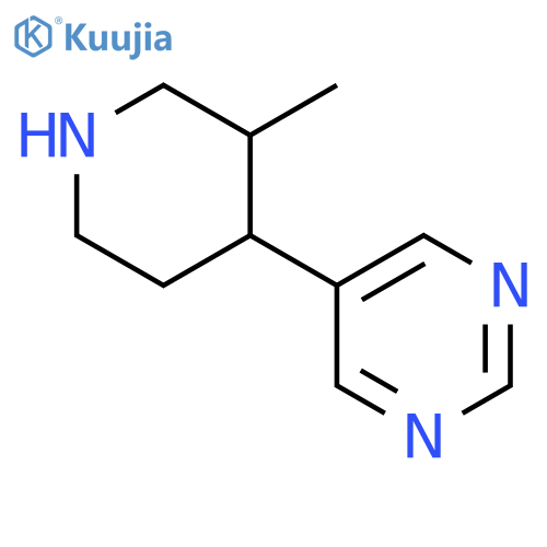5-(3-methylpiperidin-4-yl)pyrimidine structure