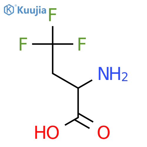 2-Amino-4,4,4-trifluorobutyric Acid structure