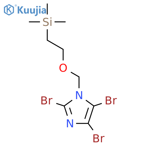 2,4,5-tribromo-1-[[2-(trimethylsilyl)ethoxy]methyl]-1H-Imidazole structure