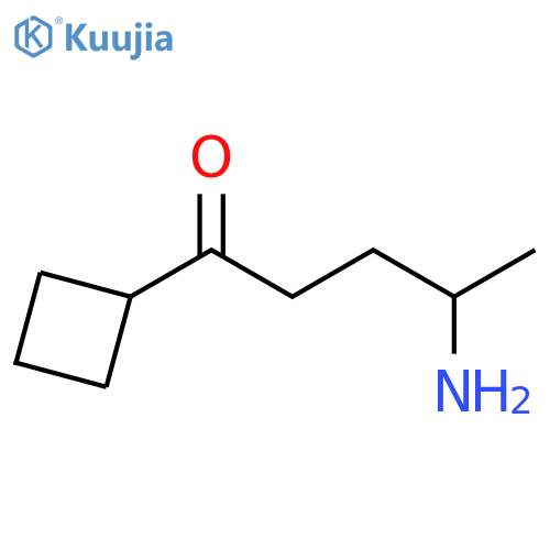1-Pentanone, 4-amino-1-cyclobutyl- structure
