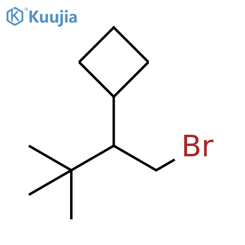 Cyclobutane, [1-(bromomethyl)-2,2-dimethylpropyl]- structure