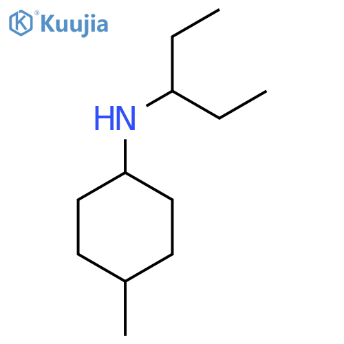 (1r,4r)-4-methyl-N-(pentan-3-yl)cyclohexan-1-amine structure