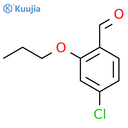 4-Chloro-2-propoxybenZaldehyde structure